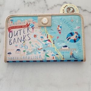 Spartina OUTER BANKS NC Snap Wallet